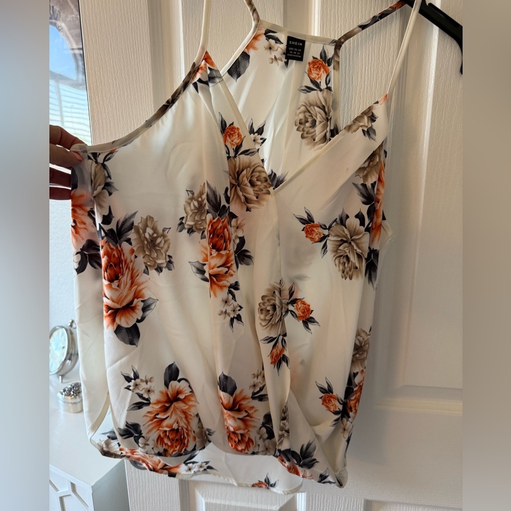 SHEIN Clasi Floral Print High Low Hem Cami Top BUNDLE OF THREE - Picture 14 of 16